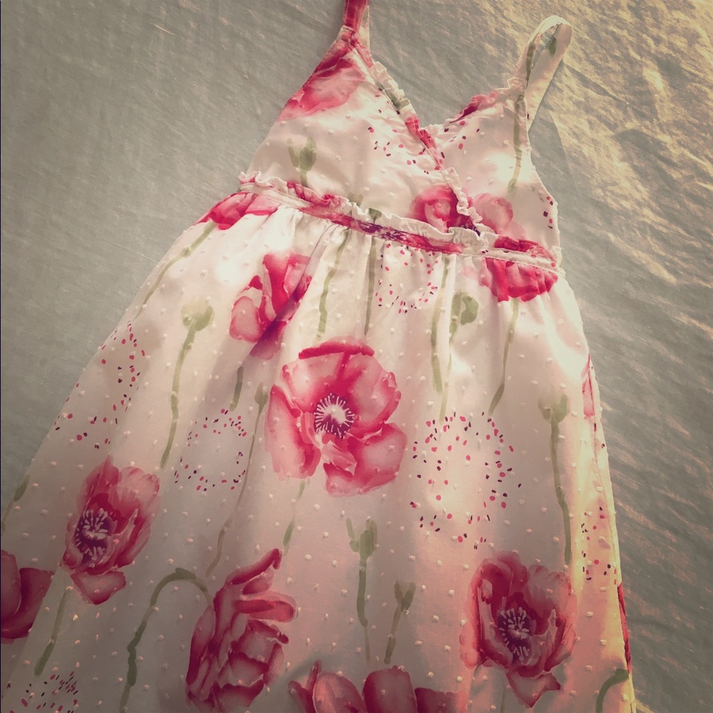Adorable poppy print dress