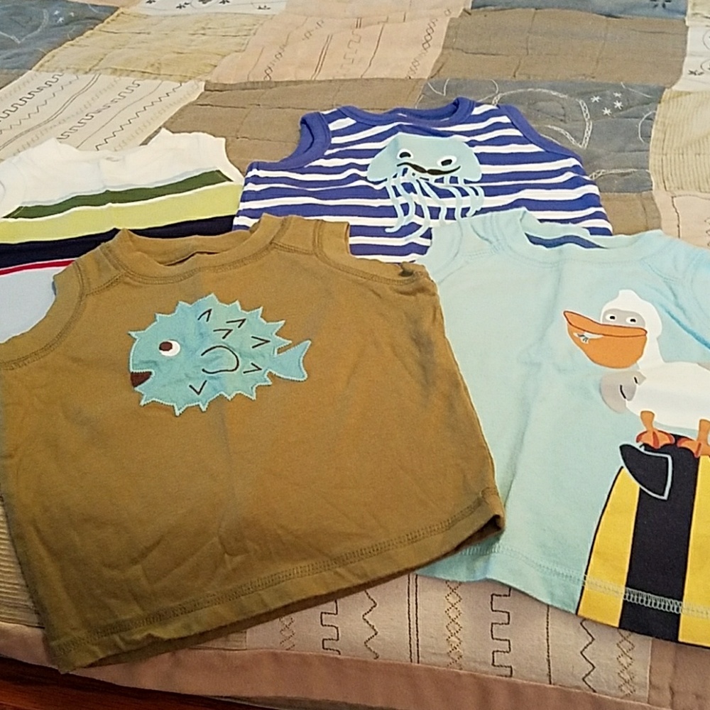 Gymboree/Crazy 8 little boys tank tops