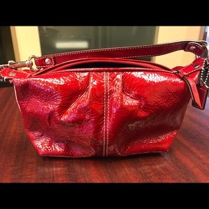 Coach Red Patent bag