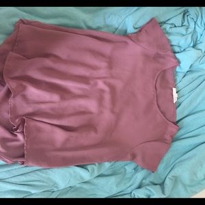 Dusty rose dress blouse