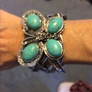 Cuff butterfly design.