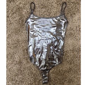 Metallic bodysuit