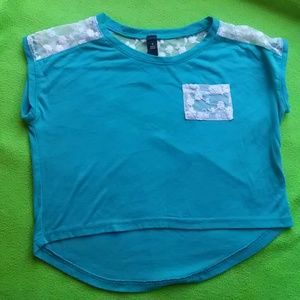 Little girls high-low top