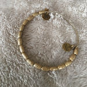 Alex & Ani gold beaded bangle