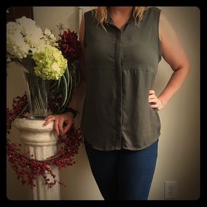 XL tank blouse