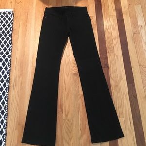 Gold sign black jeans size 25