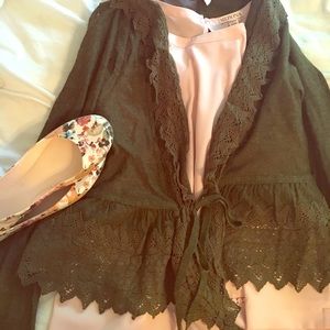 Elegant Olive Cardigan