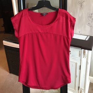Red dressy blouse