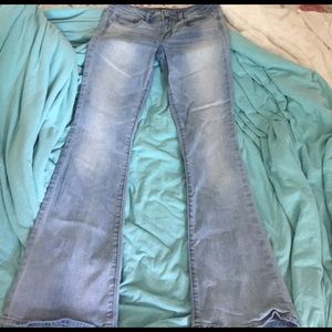 American Eagle regular boot cut, light wash jeans