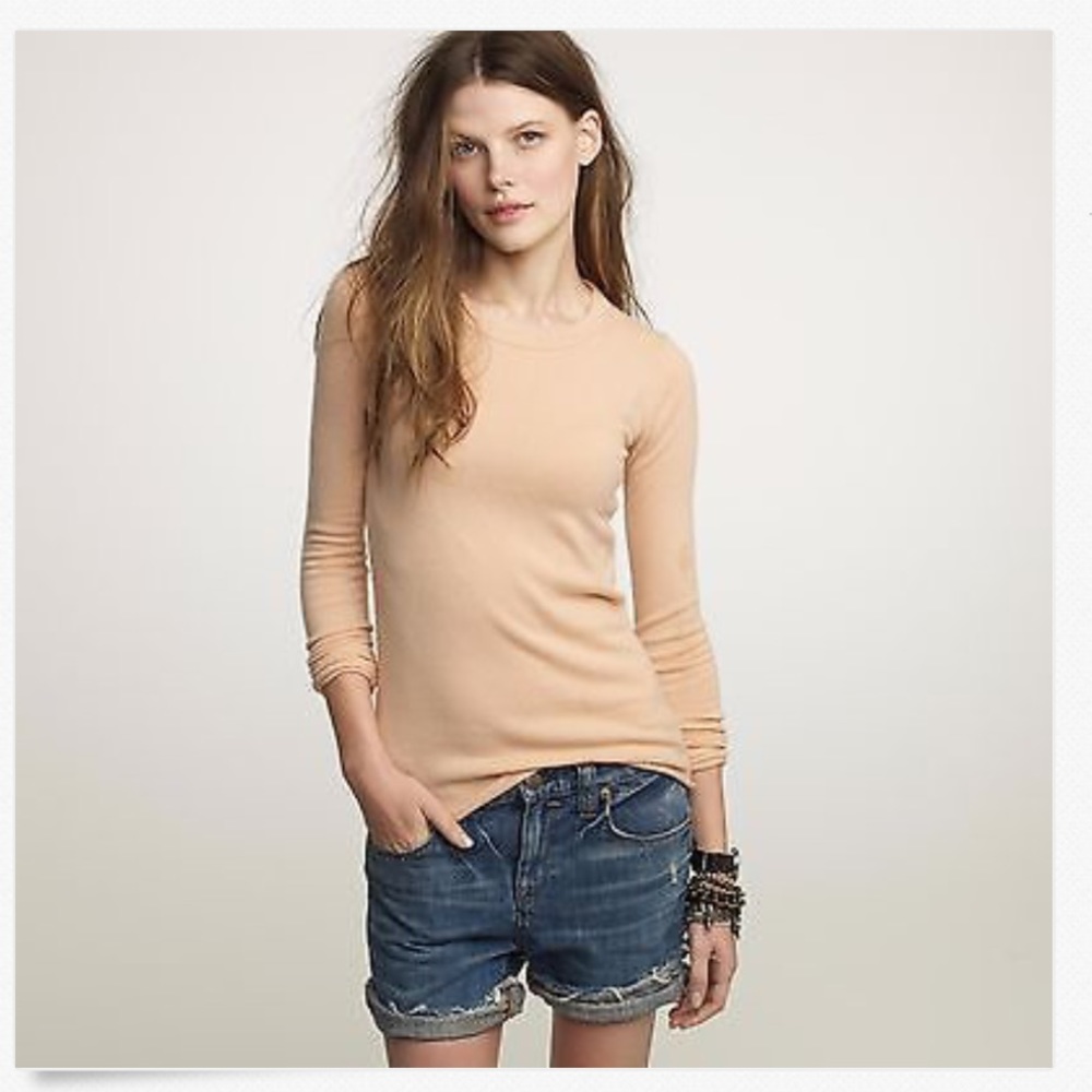 ❌SOLD❌J.CREW 100% Cashmere Long Sleeve Tee Sweater