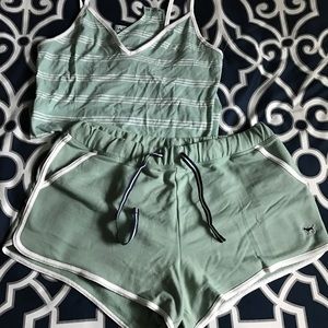 Vs PINK Short and Bodysuit Set