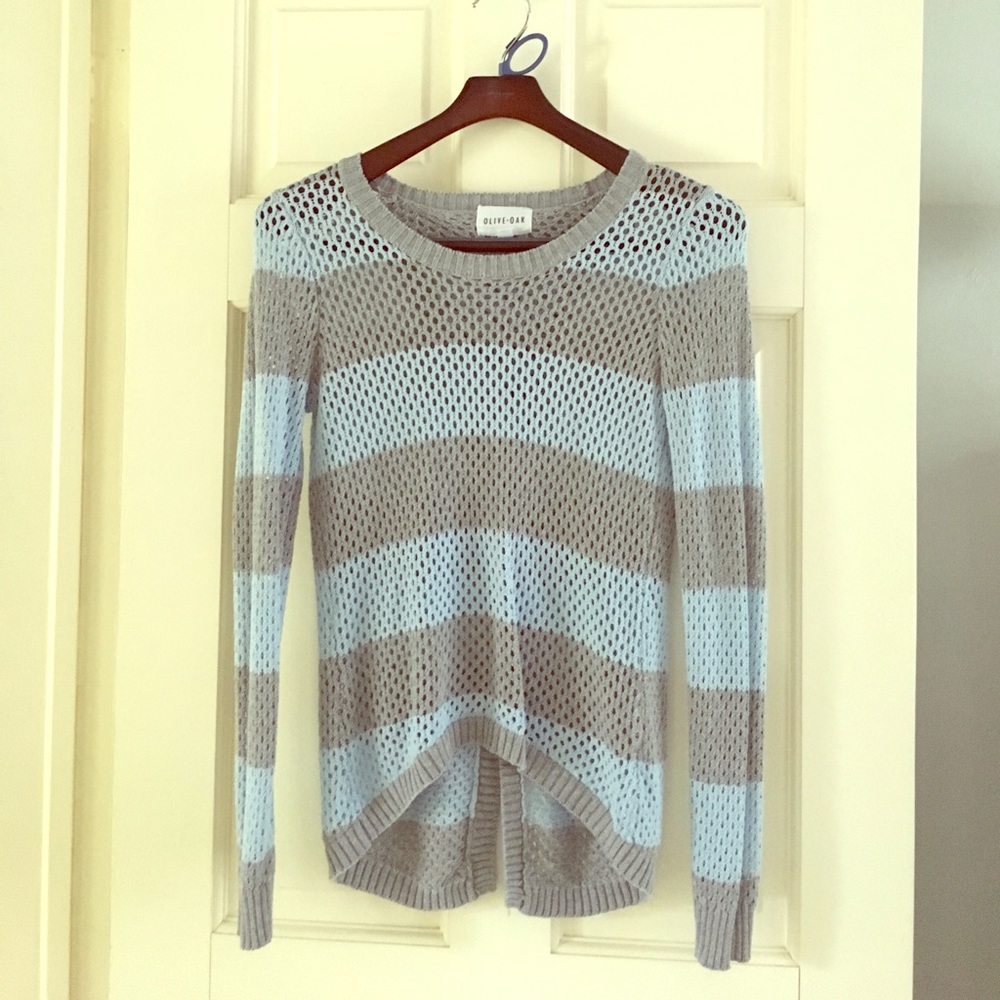 Olive and oak summer sweater