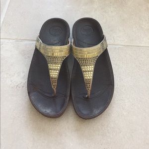 FitFlop Women's Lulu Slip On Thong Sandals Sz 6 US