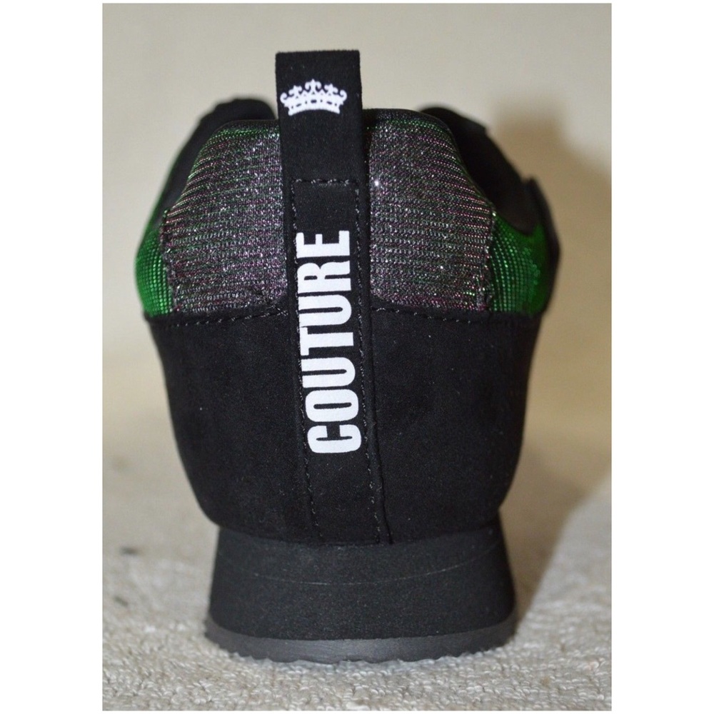 Juicy Couture Metallic Velcro Sneakers Shoes NWT - Picture 4 of 4