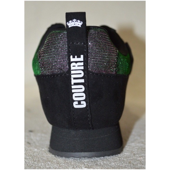 Juicy Couture Metallic Velcro Sneakers Shoes NWT - Picture 4 of 4