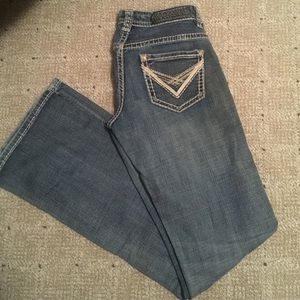 Rock & Roll Cowgirl riding jeans