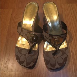 Coach sandals