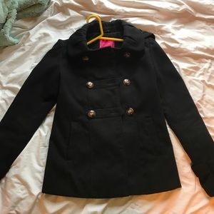 Black Pea Coat