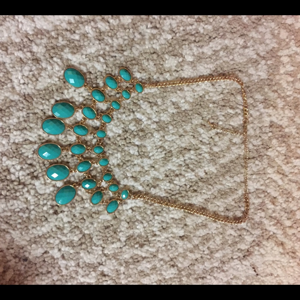 Beautiful baby blue necklace