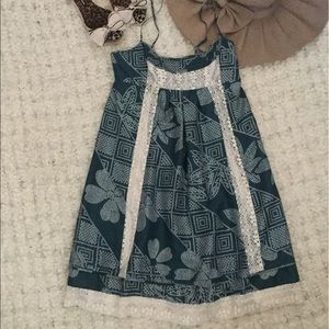 NWOT BCBG silk mini dress 👗 with lace panels