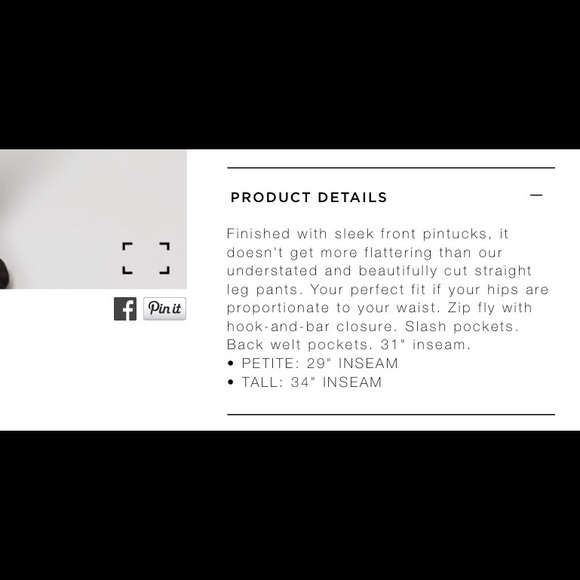 Ann Taylor Loft Herrington pintucked Marisa pants - Picture 6 of 6