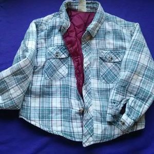Little boys flannel jacket