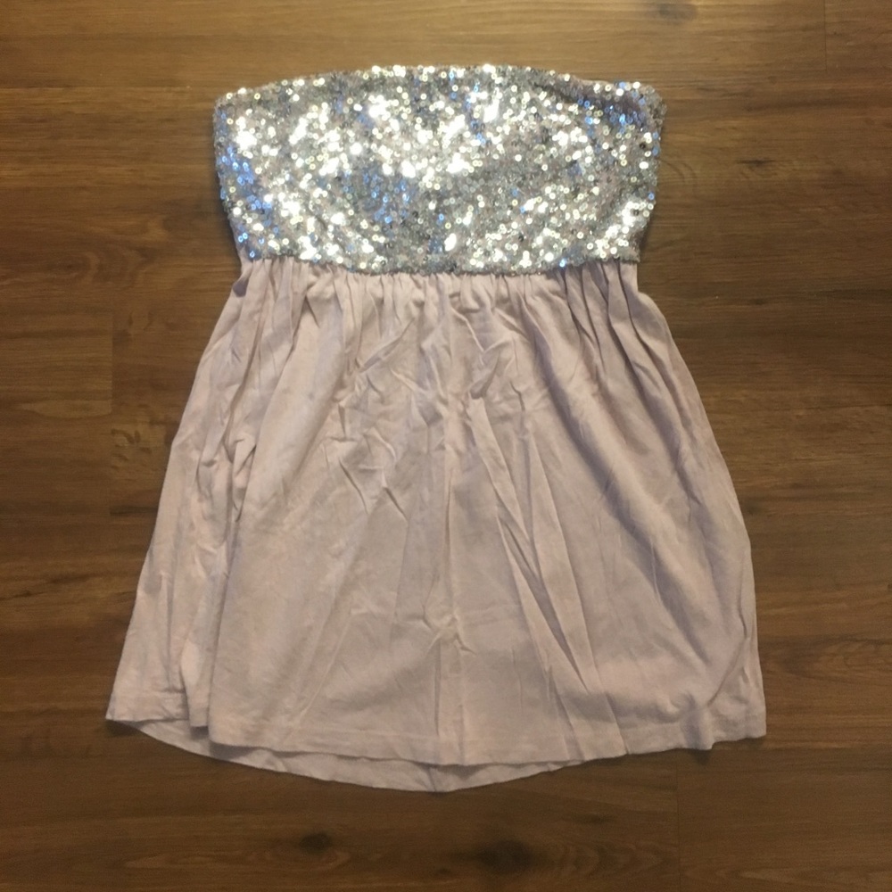 Sequin Mauve Babydoll