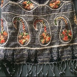 Jain-Shawls Wool Long Scarf Wrap