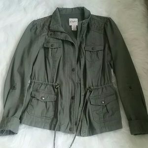 Army green jacket