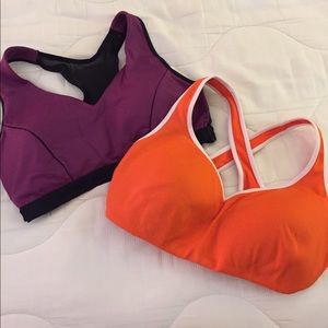 Two shock absorber bras, 36D and 38D