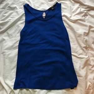 Blue tank top!