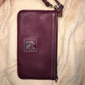 Maroon dooney and Bourke wristlet