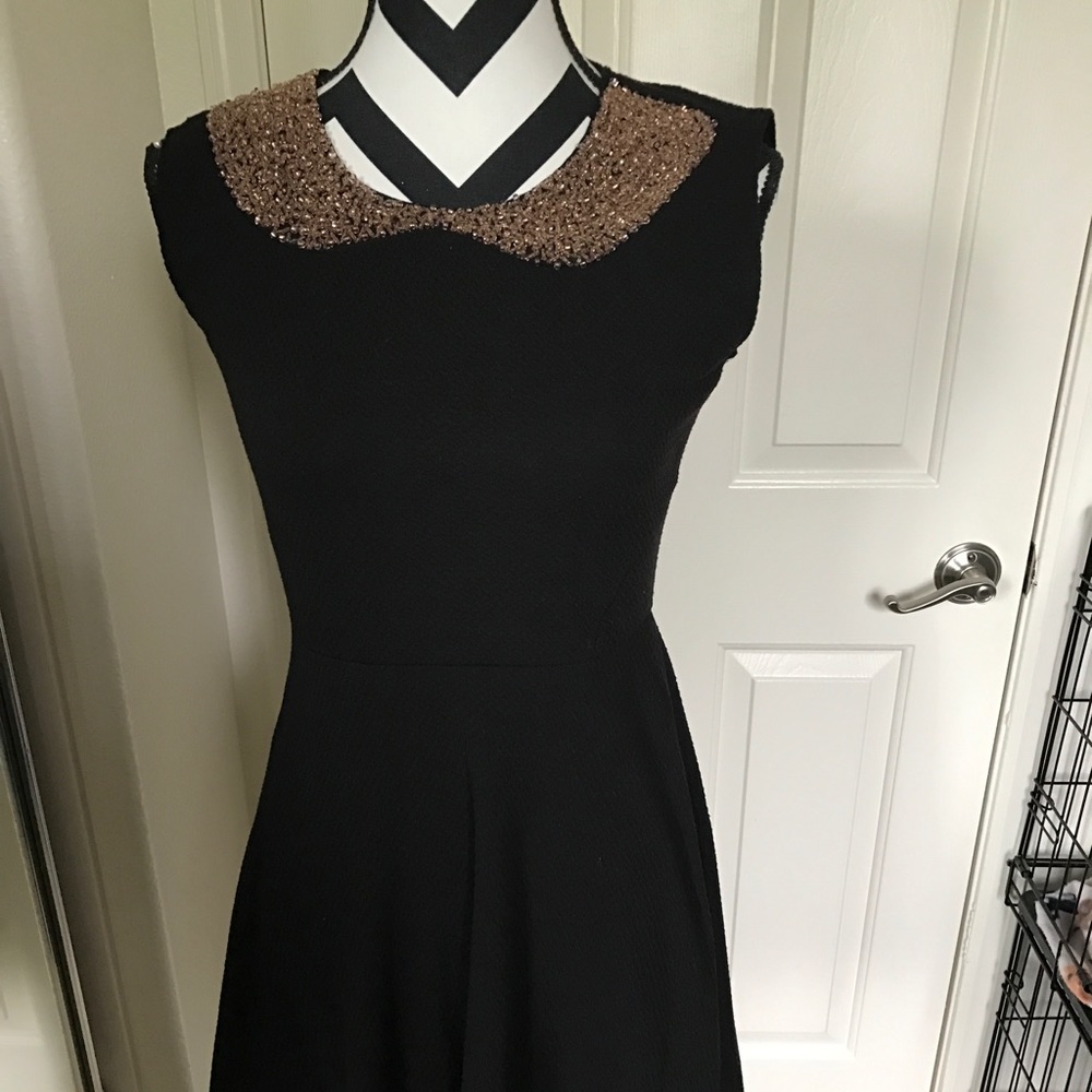 Maison Jules dress. Black with beading.