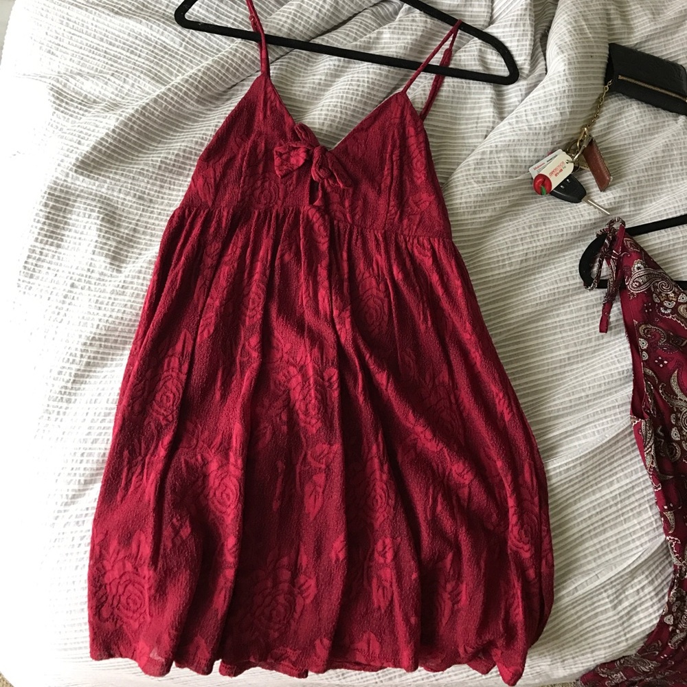 Maroon dress