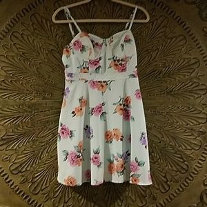 Pretty Floral Slip Dress, Mimi Chica, Large