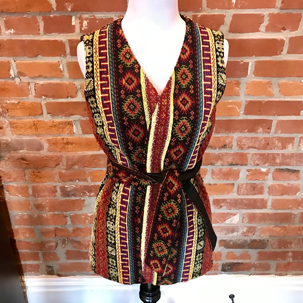 Printed vest