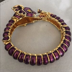 Kenneth Jay Lane Elephant Bangle