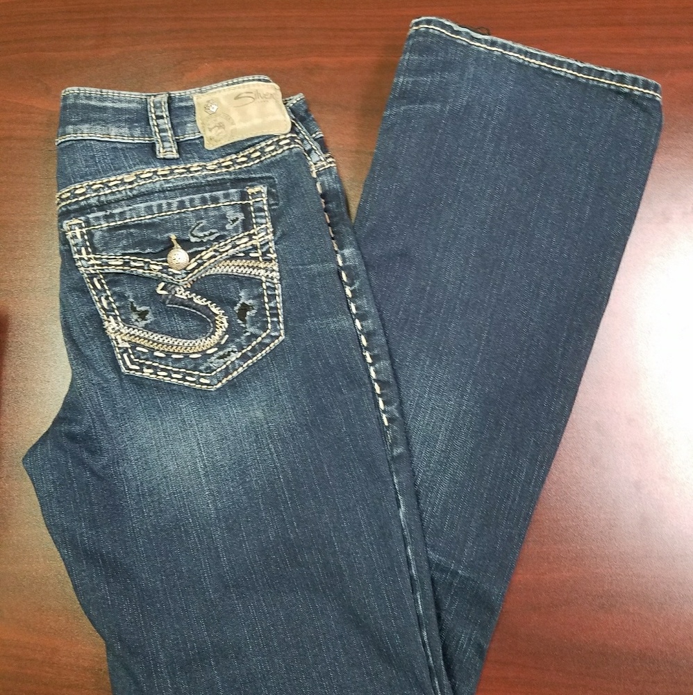 Silver jeans