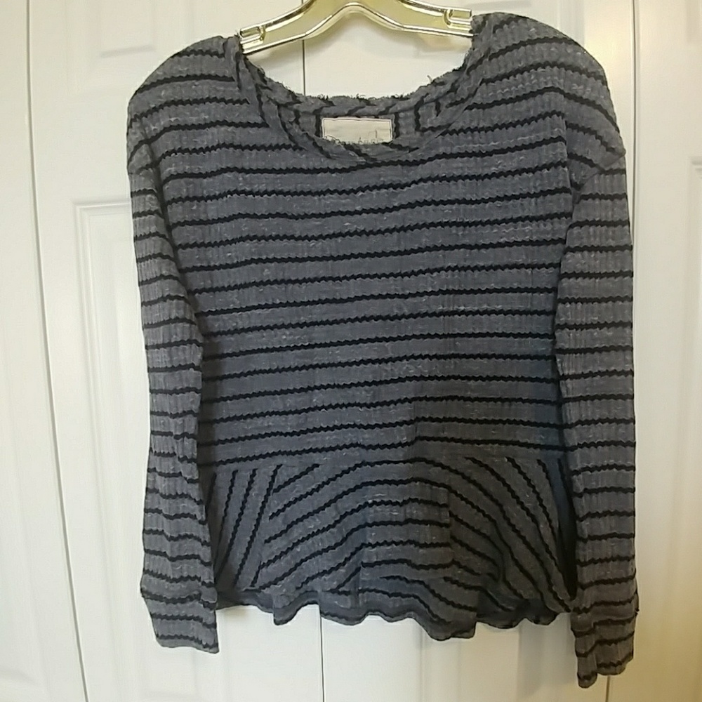 SOLD Free People Waffle Dusty Purple Top