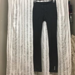 Reebok Black Sport Leggings (w/ Pockets!)