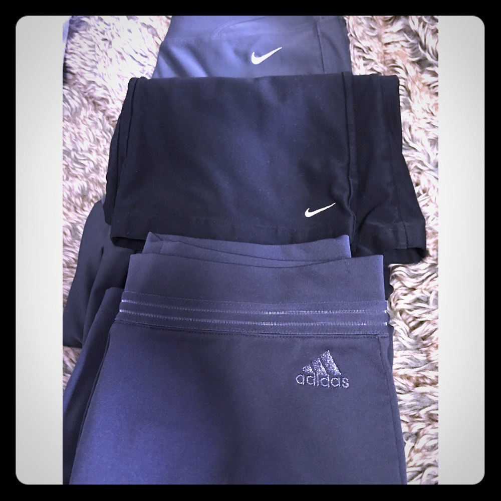 ***Gym pants bundle ** 2 Nike and 1 Adidas