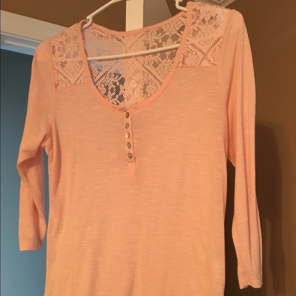 Light pink top