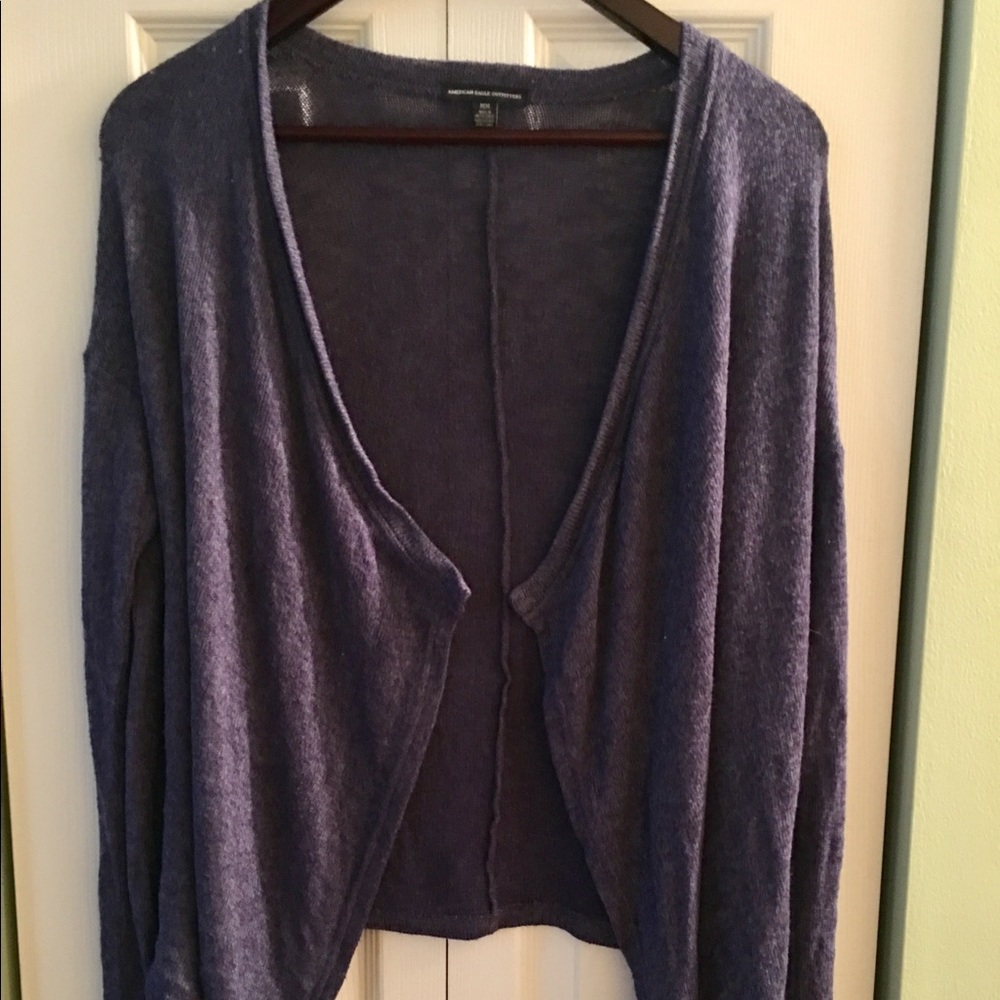 American Eagle navy blue cardigan size M