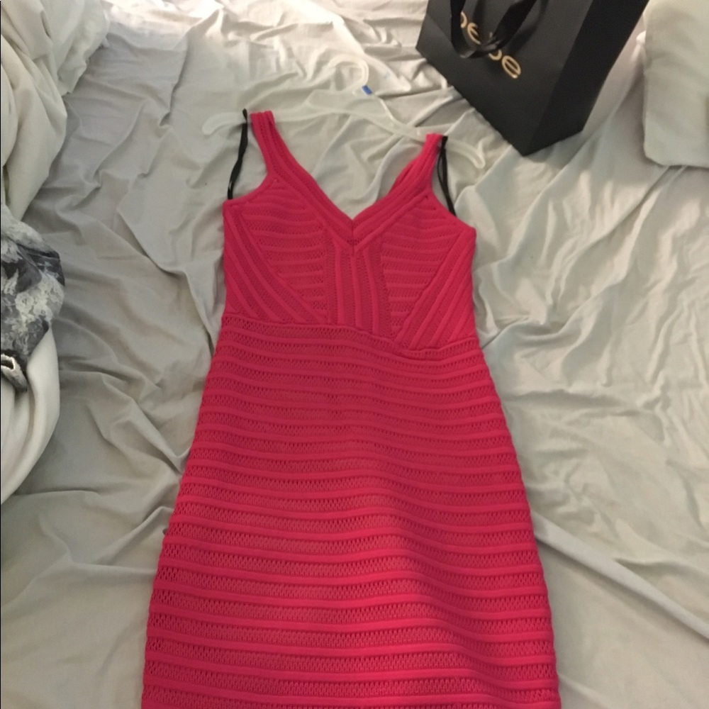 Pink Bebe dress