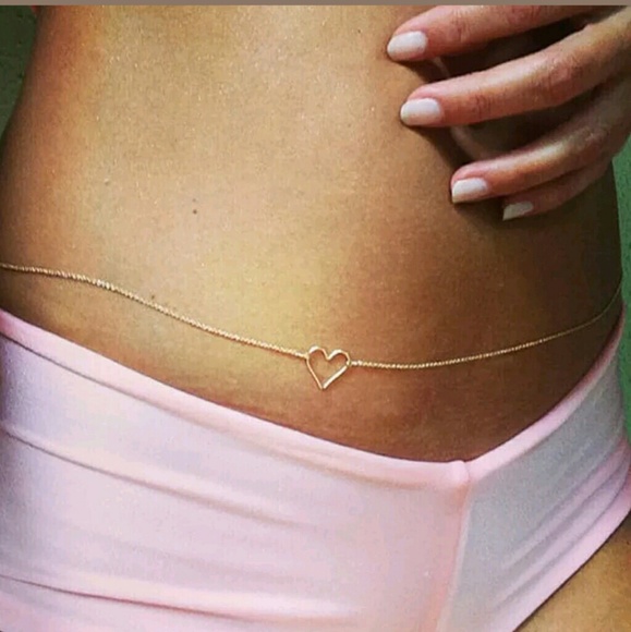 Jewelry - Gold Heart hip chain