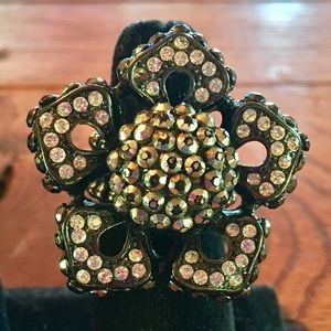 Rhinestone Statement Ring