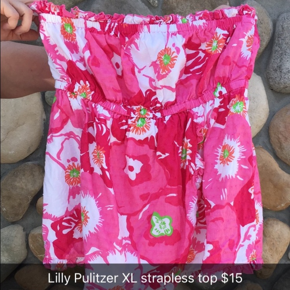 Lily Pulitzer Strapless Top