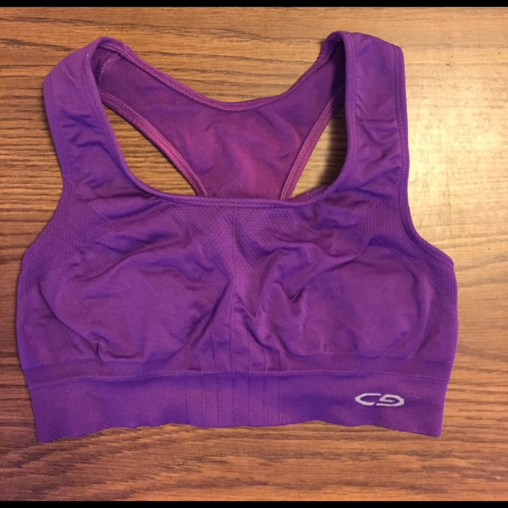 CG purple sports bra by champion