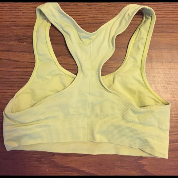 Greenish yellow CG by champion sports bra - Picture 2 of 2