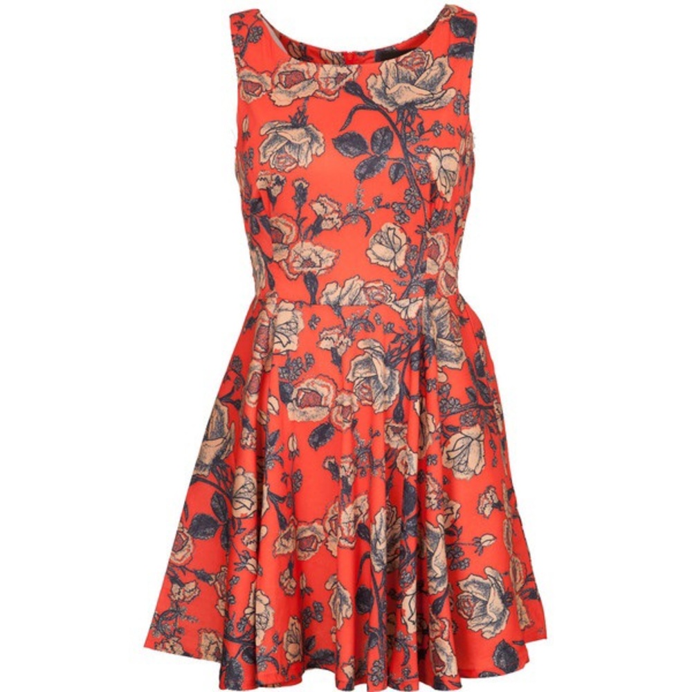 MINKPINK Inked Skater Dress